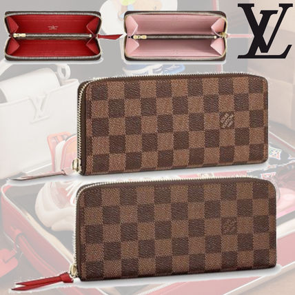 Louis Vuitton DAMIER 2019 SS Clemence Wallet N60534 N41626 
