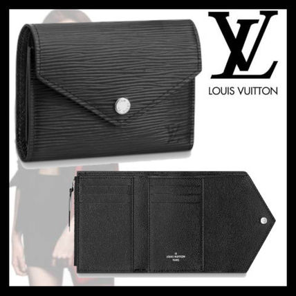 Louis Vuitton Leather Small Wallet Folding Wallets M62173 
