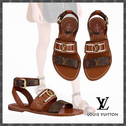 Louis Vuitton 2020 SS Casual Style Blended Fabrics Sandals 1A677M 