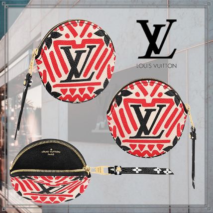 Louis Vuitton MONOGRAM 2020 21AW Monogram Canvas Blended Fabrics Plain Leather Small Wallet M69505 