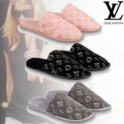 Louis Vuitton 2019 20AW Lv Suite Open Back Flat Loafer 1A5SZ2 1A5SYY 1A5SYU 