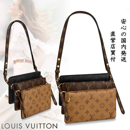 Louis Vuitton MONOGRAM 2020 21AW Monogram 3WAY Leather Crossbody Shoulder Bags M45412 