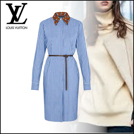 Louis Vuitton 2019 20AW Casual Style Silk Blended Fabrics Long Sleeves Plain 1A5J91 