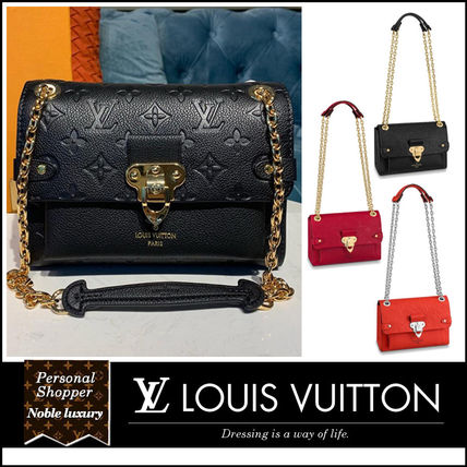 Louis Vuitton MONOGRAM EMPREINTE 2020 SS Casual Style Blended Fabrics 2WAY Bi color Chain Plain 