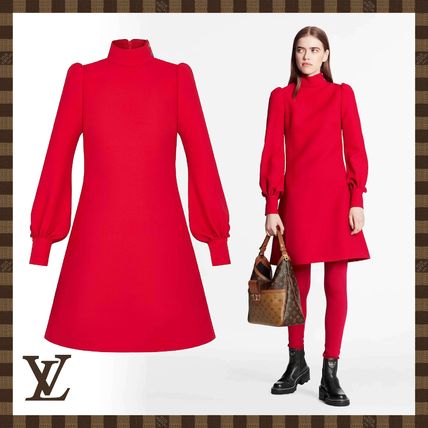 Louis Vuitton 2020 21AW Casual Style A line Wool Silk Street Style Long Sleeves 1A82JN 