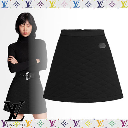 Louis Vuitton 2020 SS Quilted Jersey Skirt 1A63HM 