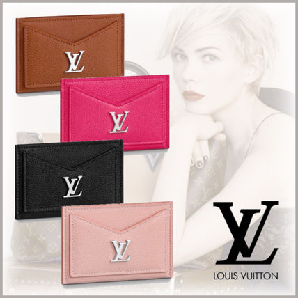 Louis Vuitton LOCKME 2020 SS Plain Leather Logo Card Holders M68610 M68556 M68555 M68611 
