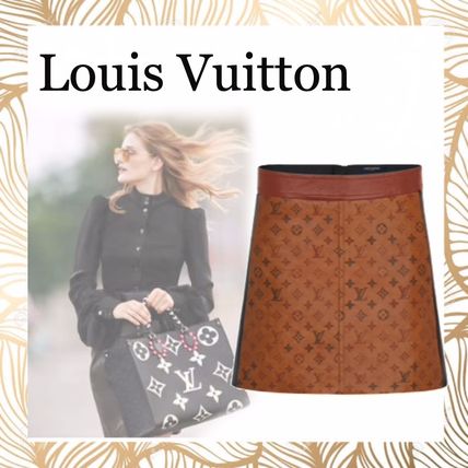 Louis Vuitton 2020 21AW Monogram Mini Skirts 