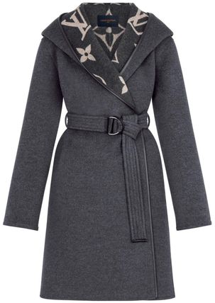 Louis Vuitton 2020 21AW Monogram Wool Plain Medium Elegant Style Logo Coats 