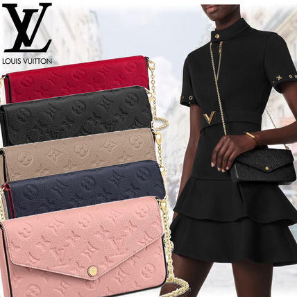 Louis Vuitton MONOGRAM EMPREINTE Monogram Leather Shoulder Bags M67856 M63700 M68697 M64099 M64064 