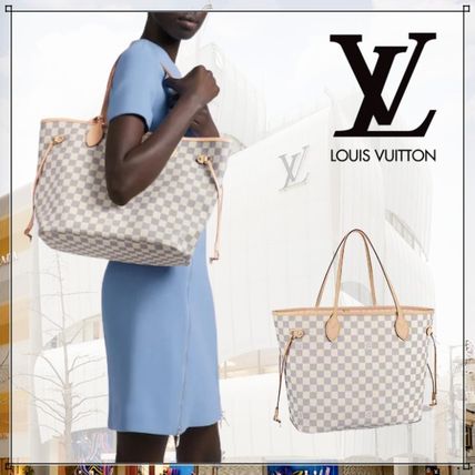 Louis Vuitton Casual Style Leather Office Style Elegant Style Totes N41361 