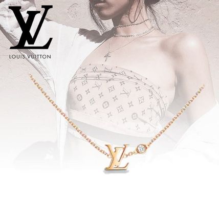 Louis Vuitton 2020 SS Casual Style Chain Party Style 18K Gold Elegant Style Q93655 