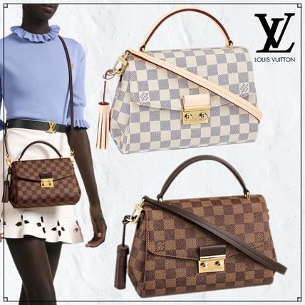 Louis Vuitton DAMIER Other Plaid Patterns Casual Style Canvas Blended Fabrics N41581 N53000 