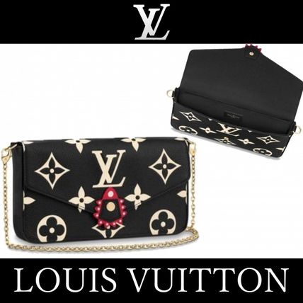 Louis Vuitton MONOGRAM 2020 21AW Monogram 2WAY Chain Leather Logo Shoulder Bags M69515 