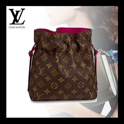 Louis Vuitton MONOGRAM Monogram Unisex Calfskin Leather Logo 