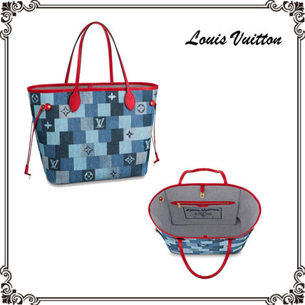 Louis Vuitton 2020 SS Other Plaid Patterns Monogram Casual Style Unisex Denim A4 