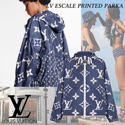 Louis Vuitton MONOGRAM 2020 SS Short Monogram Nylon Street Style Long Sleeves Logo Cropped 