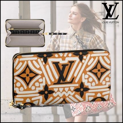 Louis Vuitton 2020 SS Monogram Unisex Leather Logo Long Wallets M69437 