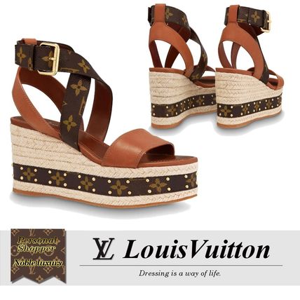 Louis Vuitton MONOGRAM 2019 20AW Boundary Wedge Sandal 1A63W5 