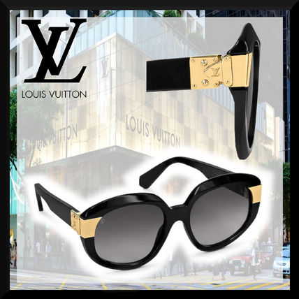 Louis Vuitton 2020 21AW Round Oversized Sunglasses Z1391E 