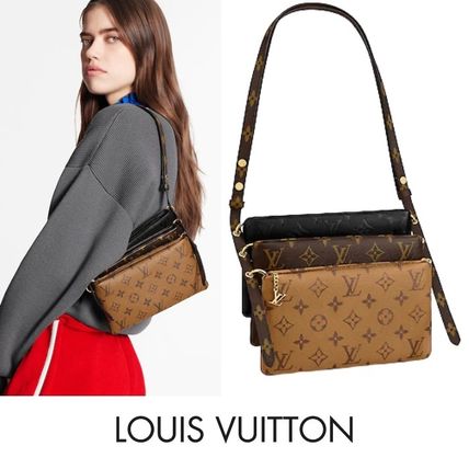 Louis Vuitton Monogram Leather Logo Shoulder Bags M45412 