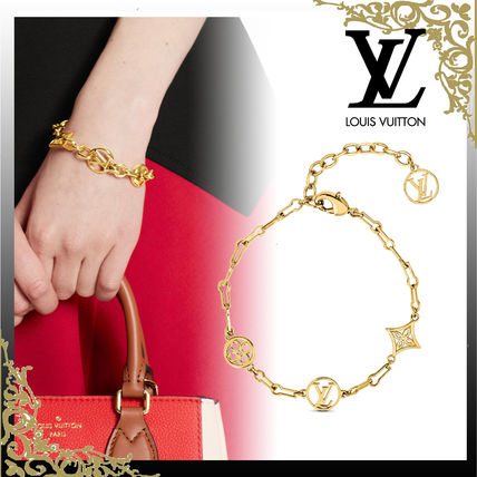 Louis Vuitton 2020 SS Casual Style Chain Party Style 18K Gold Elegant Style 