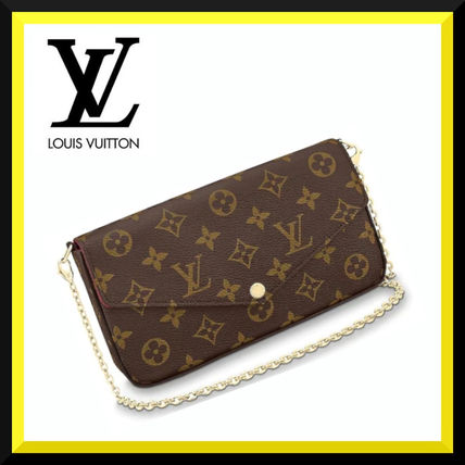 Louis Vuitton Monogram Casual Style Plain Leather Elegant Style Crossbody M61276 