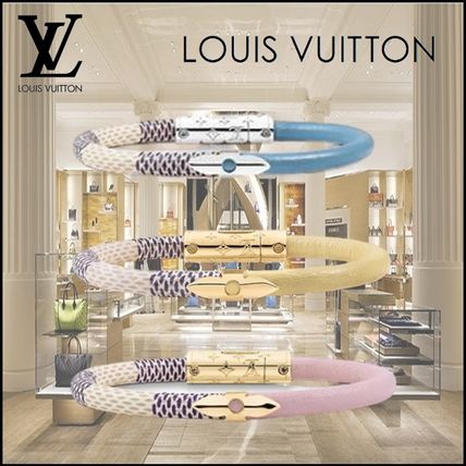 Louis Vuitton Unisex Leather Bracelets M6489F 
