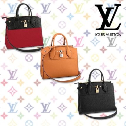 Louis Vuitton Calfskin 2WAY Plain Handbags M53028 M55348 M54868 