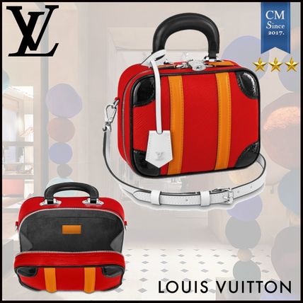 Louis Vuitton EPI Blended Fabrics 2WAY Leather Crossbody Logo Shoulder Bags 