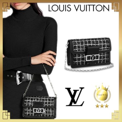 Louis Vuitton 2020 SS Other Plaid Patterns Casual Style Calfskin Canvas 2WAY Chain 