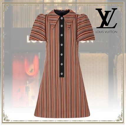 Louis Vuitton 2020 SS Silk Cotton Elegant Style Dresses 