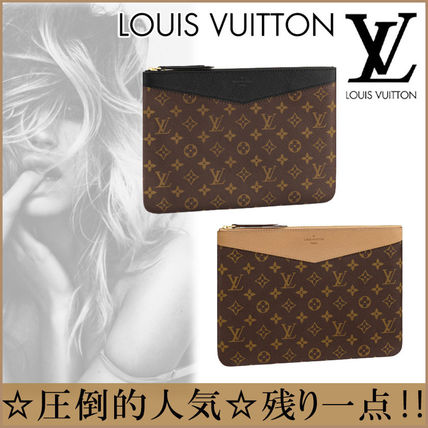 Louis Vuitton 2020 SS Monogram Leather Pouches  Cosmetic Bags M64591 M62048 