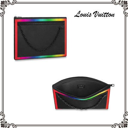 Louis Vuitton TAIGA 2019 20AW Pochette A4 M30347 