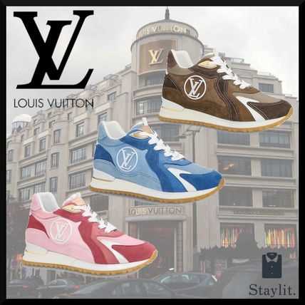 Louis Vuitton 2020 SS Rubber Sole Lace up Casual Style Suede Street Style Plain 1A644B 1A643V 1A643F 