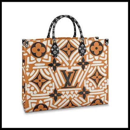 Louis Vuitton 2020 21AW Tropical Patterns Elegant Style Totes 