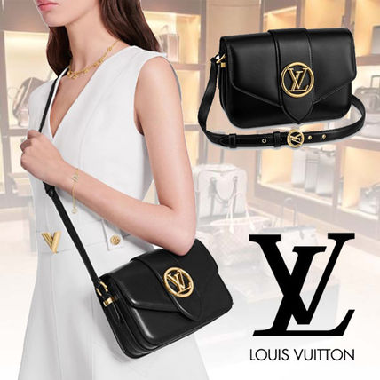 Louis Vuitton PONT NEUF 2020 SS 2WAY Plain Elegant Style Shoulder Bags M55948 