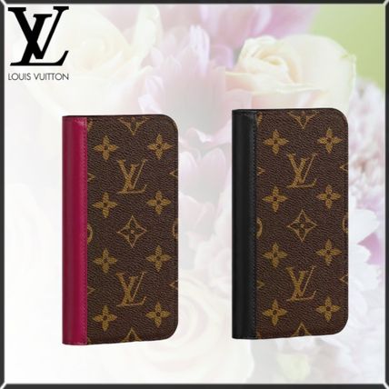 Louis Vuitton MONOGRAM Monogram Leather Smart Phone Cases M69577 