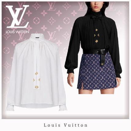 Louis Vuitton 2020 Cruise Casual Style Silk Blended Fabrics Long Sleeves Plain