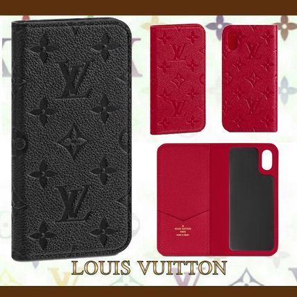 Louis Vuitton MONOGRAM EMPREINTE Iphone XXs Folio M63588 M63586 
