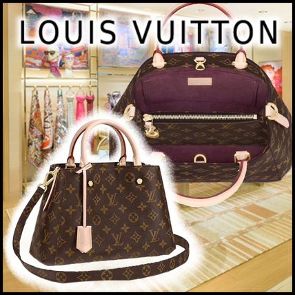 Louis Vuitton 2020 SS 2020 SS MONTAIGNE BB brown handbags M41055 