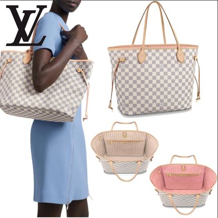 Louis Vuitton DAMIER AZUR 2020 SS Neverfull Mm N41605 N41361 