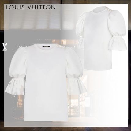 Louis Vuitton 2020 SS Casual Style Wool Plain Medium Tops 1A7UAK 