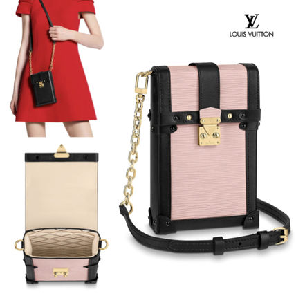 Louis Vuitton EPI 2019 20AW Casual Style Blended Fabrics 2WAY Chain Plain Leather M67872 M67871 