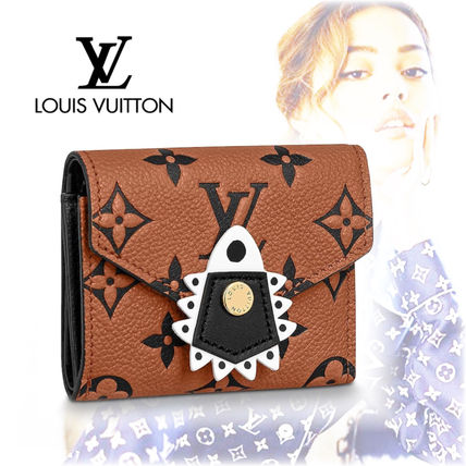 Louis Vuitton 2020 21AW Leather Folding Wallet Small Wallet Logo Folding Wallets M69511 