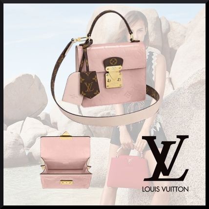 Louis Vuitton MONOGRAM VERNIS Spring Street Handbag M90468 