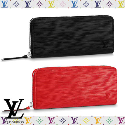 Louis Vuitton 2020 21AW Plain Leather Long Wallet Logo Long Wallets M60913 M60915 