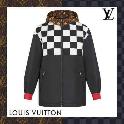 Louis Vuitton DAMIER 2020 21AW Monogram Casual Style Nylon Nylon Jacket Logo Jackets 1A82FU 