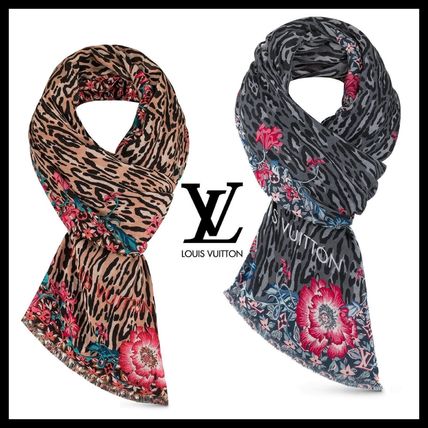 Louis Vuitton 2019 20AW Jungle Fever Stole M73796 M73795 