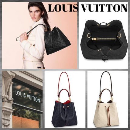 Louis Vuitton NEONOE 2020 21AW Monogram Casual Style 2WAY Plain Leather Purses Office Style 
